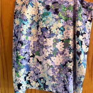 Van Heusen Purple Blue Midi Pencil Skirt Cocktail